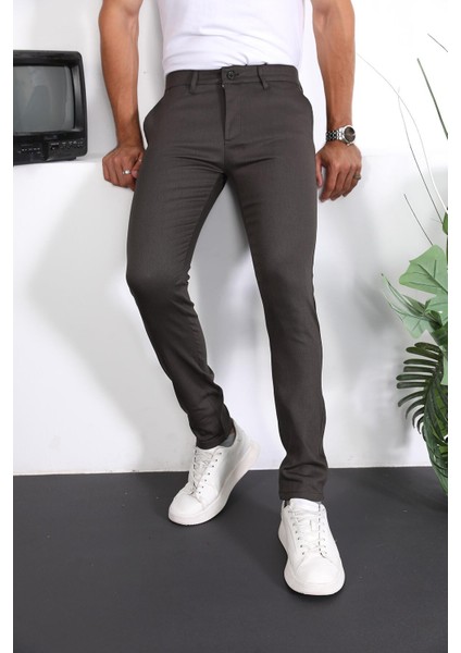 Slim Fit Chino Keten Pantolon