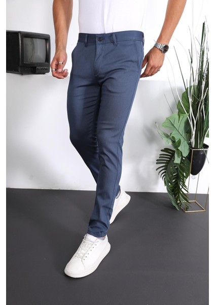 Slim Fit Chino Keten Pantolon