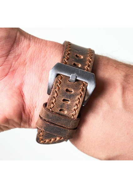 Apple Watch Kordon 42MM 44MM 45MM 49MM 3 / 4 / 5 / 6 / Se / 7 / 8 / Ultra / Ultra 2 Kahverengi Apple Deri Kayış indirimleri