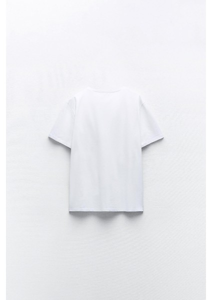 Kadın Oversize (Po) Aime Baskılı T-Shirt fırsatları