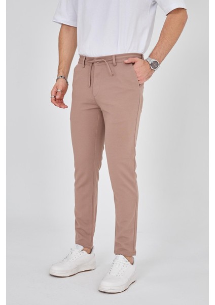 Pollycotton Slim Fit Jogger Pantolon