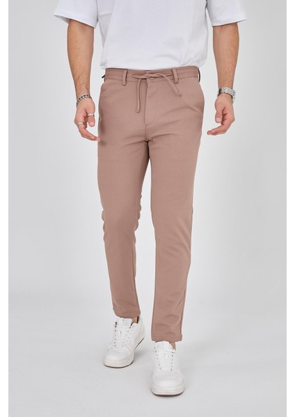 Pollycotton Slim Fit Jogger Pantolon