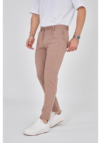 Pollycotton Slim Fit Jogger Pantolon