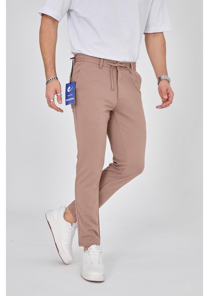 Pollycotton Slim Fit Jogger Pantolon