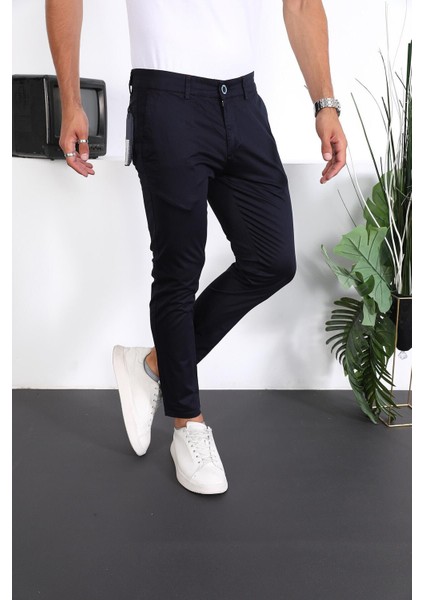 Erkek Slim Fit Chino Pantolon Lennberg