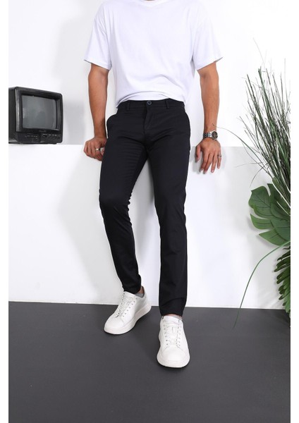 Erkek Slim Fit Chino Pantolon Lennberg