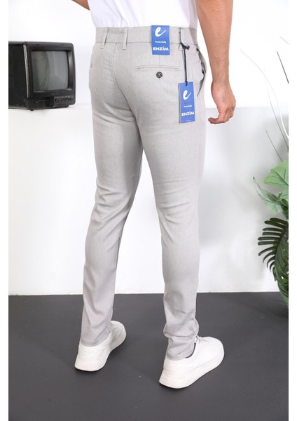 Slim Fit Chino Keten Pantolon