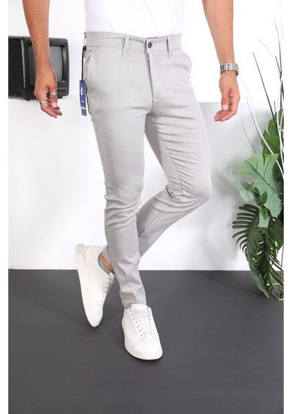 Slim Fit Chino Keten Pantolon