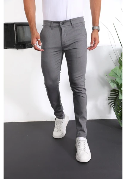 Enzim Jeans Slim Fit Chino Keten Pantolon