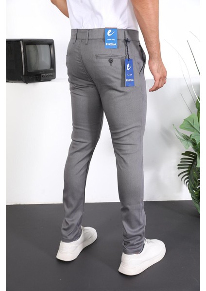 Slim Fit Chino Keten Pantolon