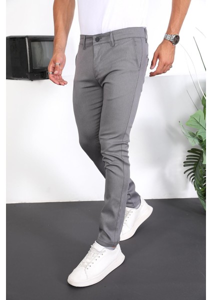 Slim Fit Chino Keten Pantolon