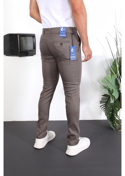 Slim Fit Chino Keten Pantolon