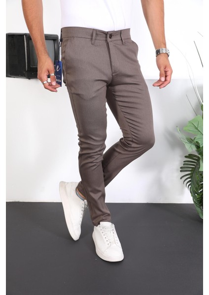 Slim Fit Chino Keten Pantolon