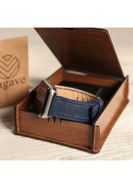 Apple Watch Deri Kordon 49MM 45MM 44MM 42MM 3 / 4 / 5 / 6 / Se / 7 / 8 / Ultra / Ultra 2 Mavi Deri Kayış fiyatları