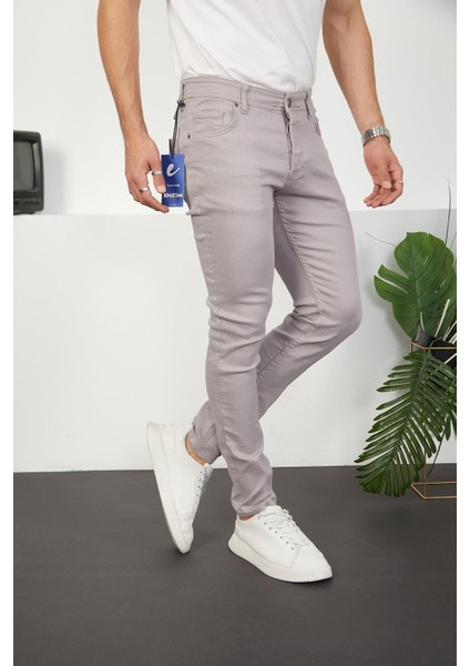 Likralı Slim Fit Jeans Erkek Kot Pantolon
