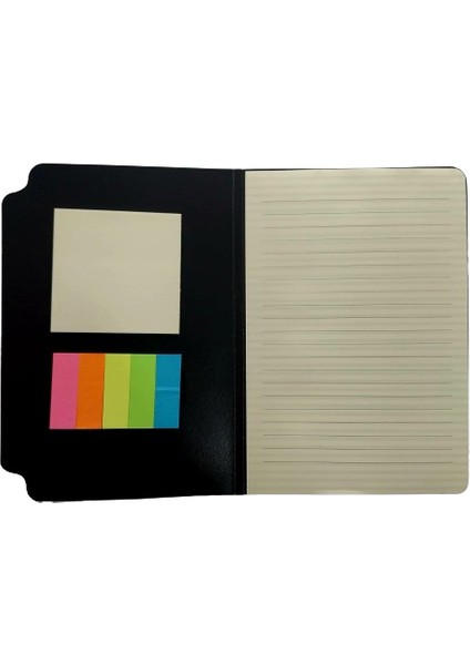 Defter Tipi Postit ve Postij Seti A5 Boy Bloknot