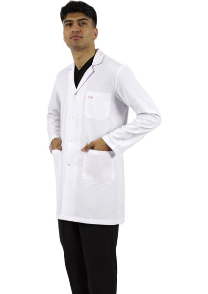 Gömlek Yaka Orta Boy Beyaz Erkek Doktor Öğretmen Hemşire Laboratuvar Önlüğü fiyatları