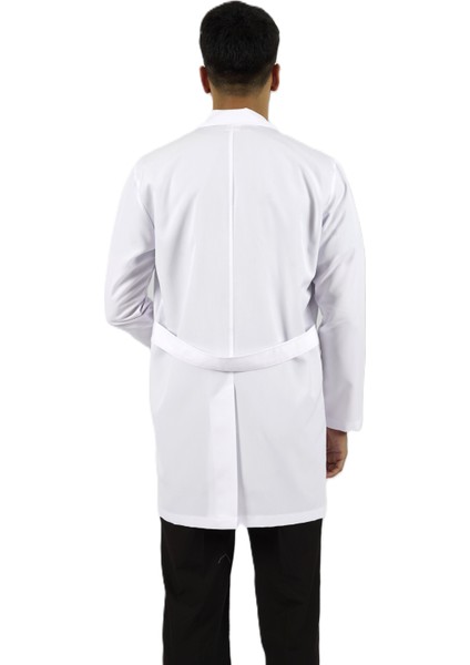 Gömlek Yaka Orta Boy Beyaz Erkek Doktor Öğretmen Hemşire Laboratuvar Önlüğü modelleri
