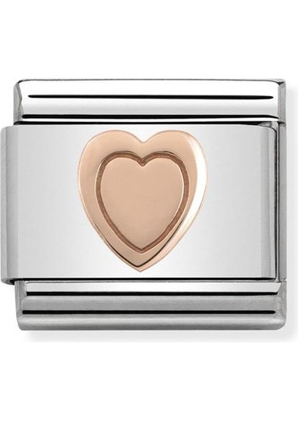 Composable Classic Dekoratif Link - Semboller - Kalp - (03 Heart) 9k Rose Altın