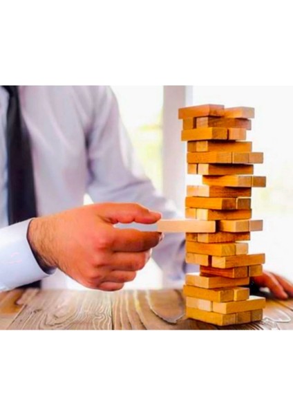 Denge Oyunu Jenga 54 Parça Eğlenceli Denge Oyunu
