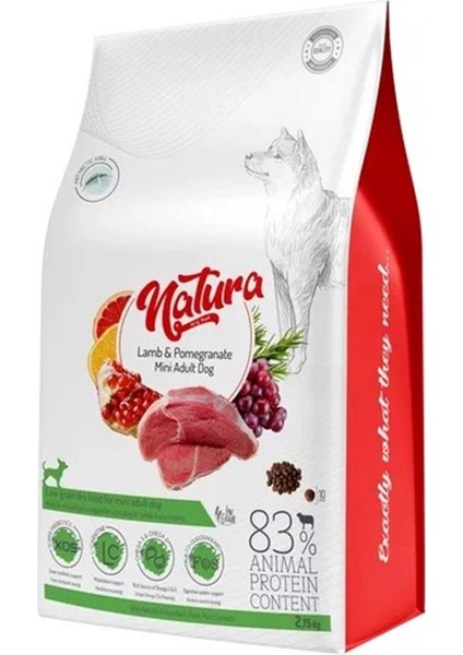 Premium Kuzulu Narlı Küçük Irk Yetişkin Köpek Maması 2,75 kg