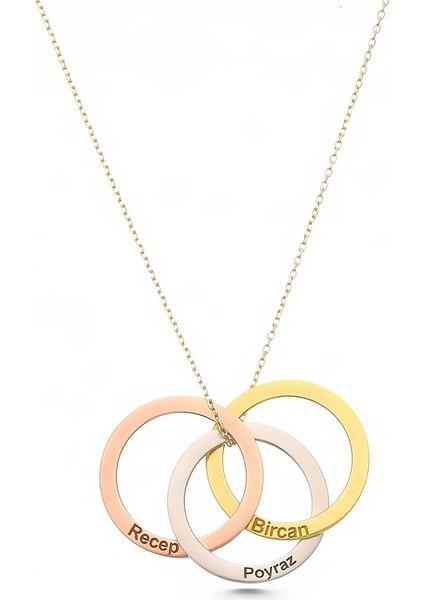 Kişiye Özel Isim Detaylı Olimpiyat Kolye