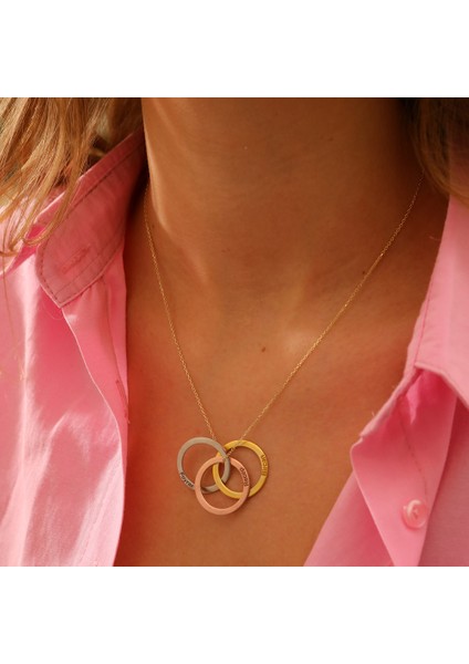 Kişiye Özel Isim Detaylı Olimpiyat Kolye modelleri