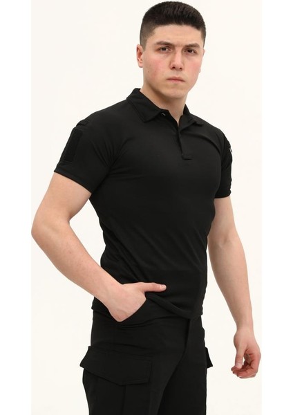 Single Sword Tactical Kısa Kollu Polo Yaka T-Shirt