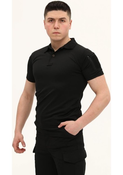 Single Sword Tactical Kısa Kollu Polo Yaka T-Shirt