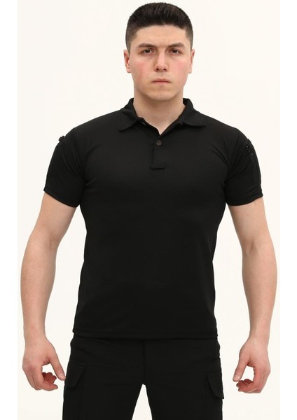 Single Sword Tactical Kısa Kollu Polo Yaka T-Shirt