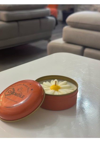 Chemdle Lavanta Kokulu,papatyalı Mum modelleri