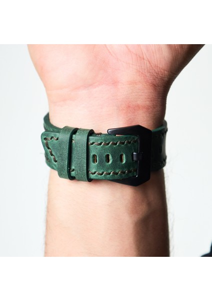 Apple Watch Deri Kordon 42MM 44MM 45MM 49MM 3 / 4 / 5 / 6 / Se / 7 / 8 / 9 Ultra / Ultra 2 Deri Kordon Yeşil Deri Apple Watch Kayış indirimleri