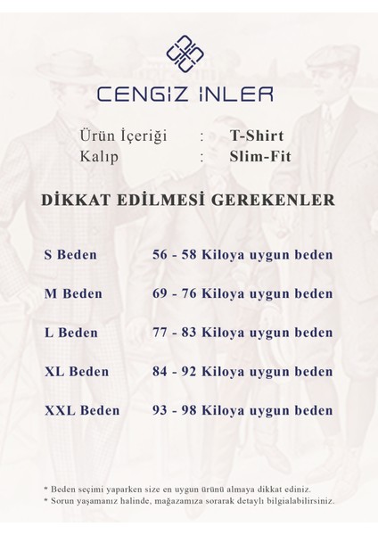 Sıfır Yaka Düz Slim Erkek T-Shirt