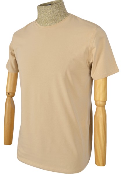 Sıfır Yaka Düz Slim Erkek T-Shirt fiyatları