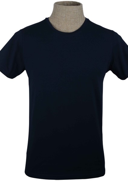 Sıfır Yaka Düz Slim Erkek T-Shirt fiyatları