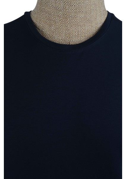 Sıfır Yaka Düz Slim Erkek T-Shirt modelleri