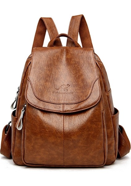 Yeni Sırt Çantası Kadın Büyük Kapasiteli Yumuşak Sırt Çantası Okul Çantası Kore Tarzı Çok Yönlü Seyahat Çantası (Yurt Dışından)