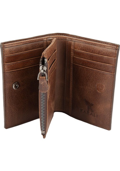 Deri Erkek Cüzdan Crazy Kahve C257-02 fırsatları