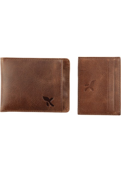 Deri Erkek Cüzdan Çıkma Kartlıklı Crazy Kahve C261-02 modelleri