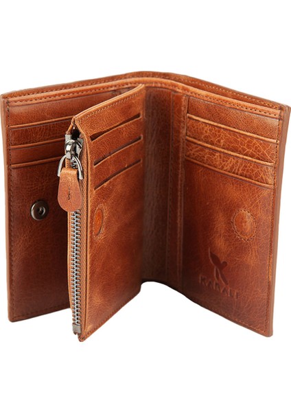 Deri Erkek Cüzdan Crazy Taba C257-03 fırsatları