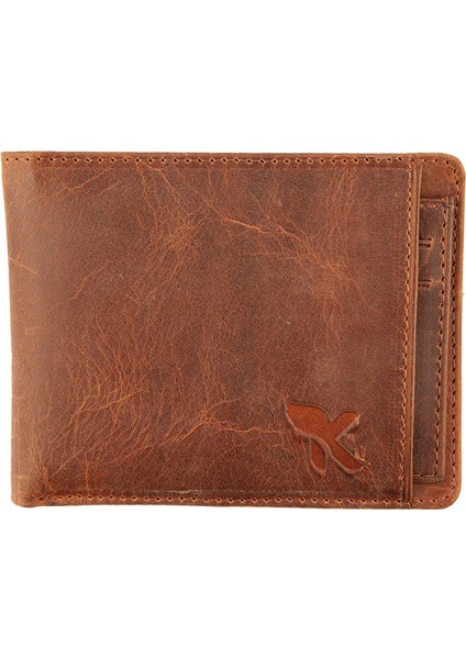 Deri Erkek Cüzdan Çıkma Kartlıklı Crazy Taba C261-11