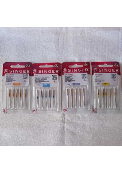 4 Paket Orjinal Dikiş Makinası Iğnesi