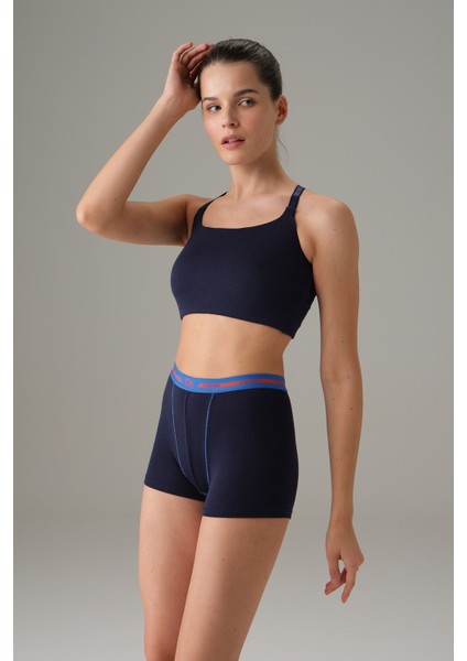 Siyah Desteksiz Çapraz Askılı Spor Atlet