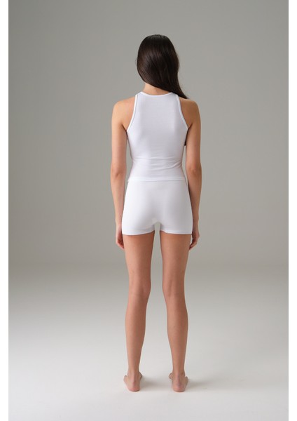 Siyah Kadın Halter File Yaka Atlet fiyatları