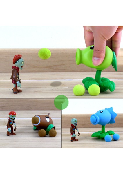 Plants And Zombies Zombi ve Bitkiler + Figür + Toplar