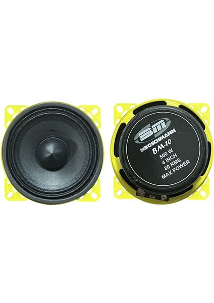 Oto Midrange 10CM 500W 2ADET Bm-10