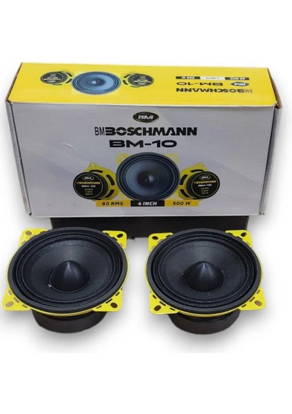 Oto Midrange 10CM 500W 2ADET Bm-10 fiyatları