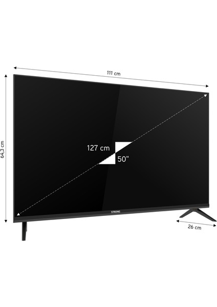 ML50ES8000F 50" 127 Ekran Dahili Uydu Alıcılı 4K Ultra HD Smart DLED TV