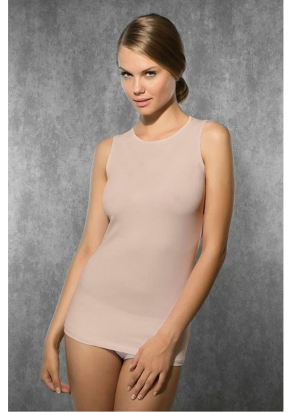 Ten Kadın Modal Yuvarlak Yaka Sıfır Kol Atlet