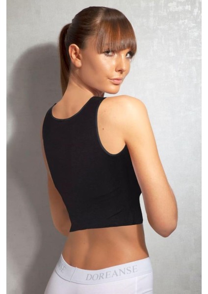 Beyaz Kadın Kaplı Dolgulu Crop-Atlet fiyatları